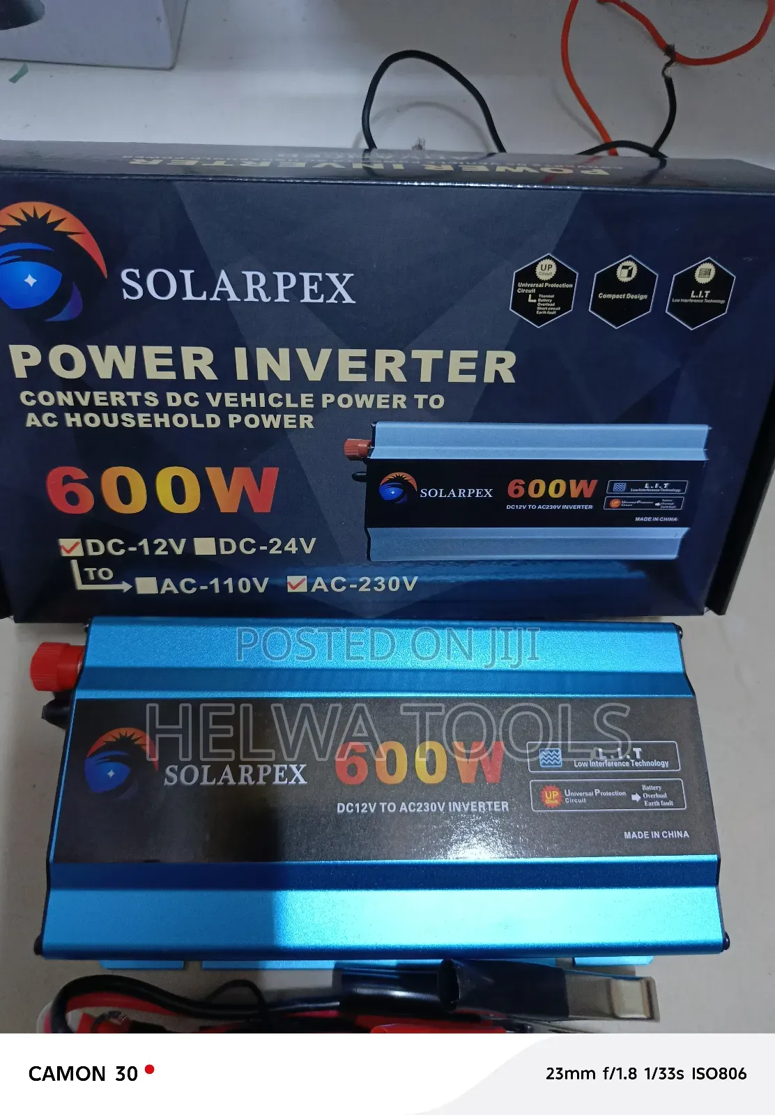 Solar Inverter 600 Watts, Dc 12 V