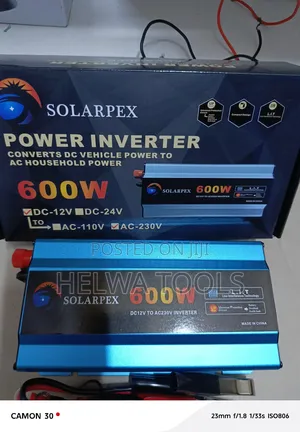 Solar Inverter 600 Watts, Dc 12 V