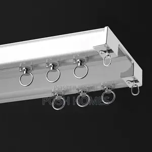 Layered Double Curtain Rail