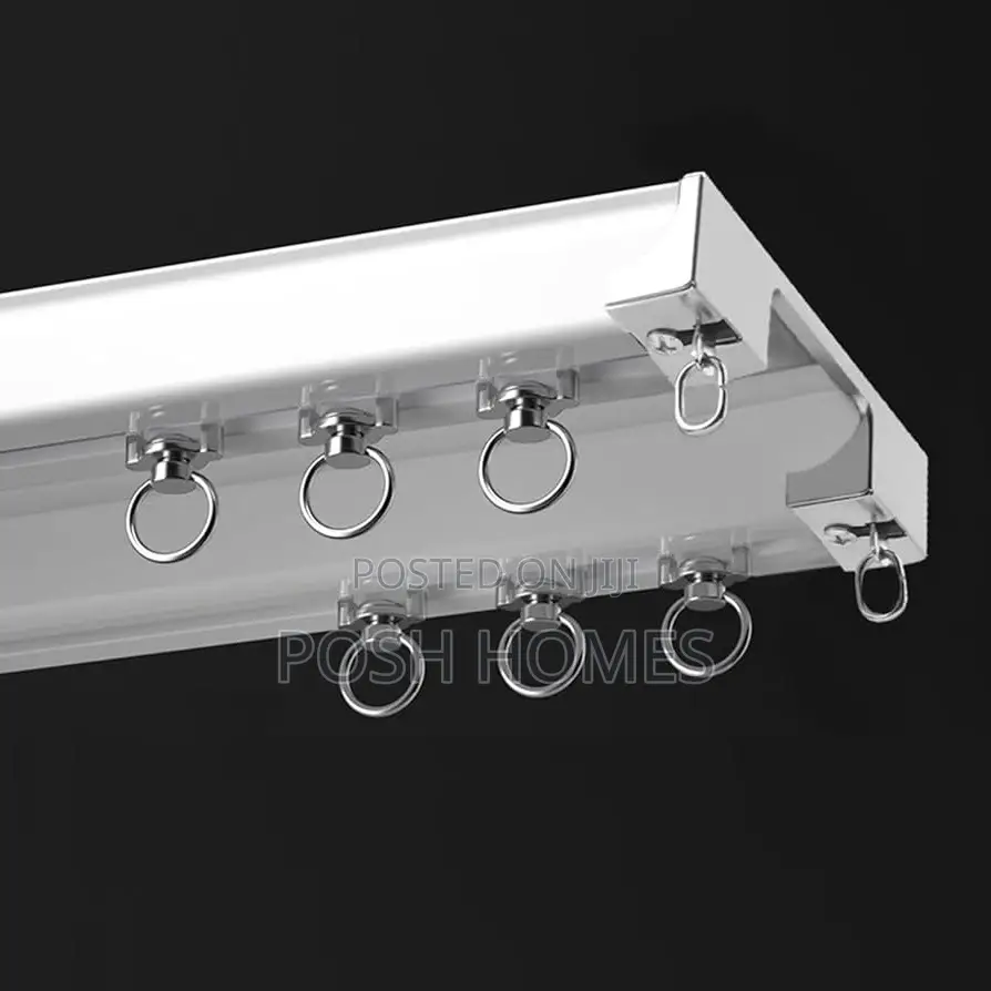 Layered Double Curtain Rail