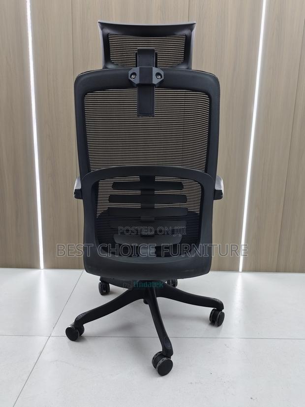 Office Chair; Modern Mesh Fabric High Back Ergonomic Office Chair - thumbnail 10