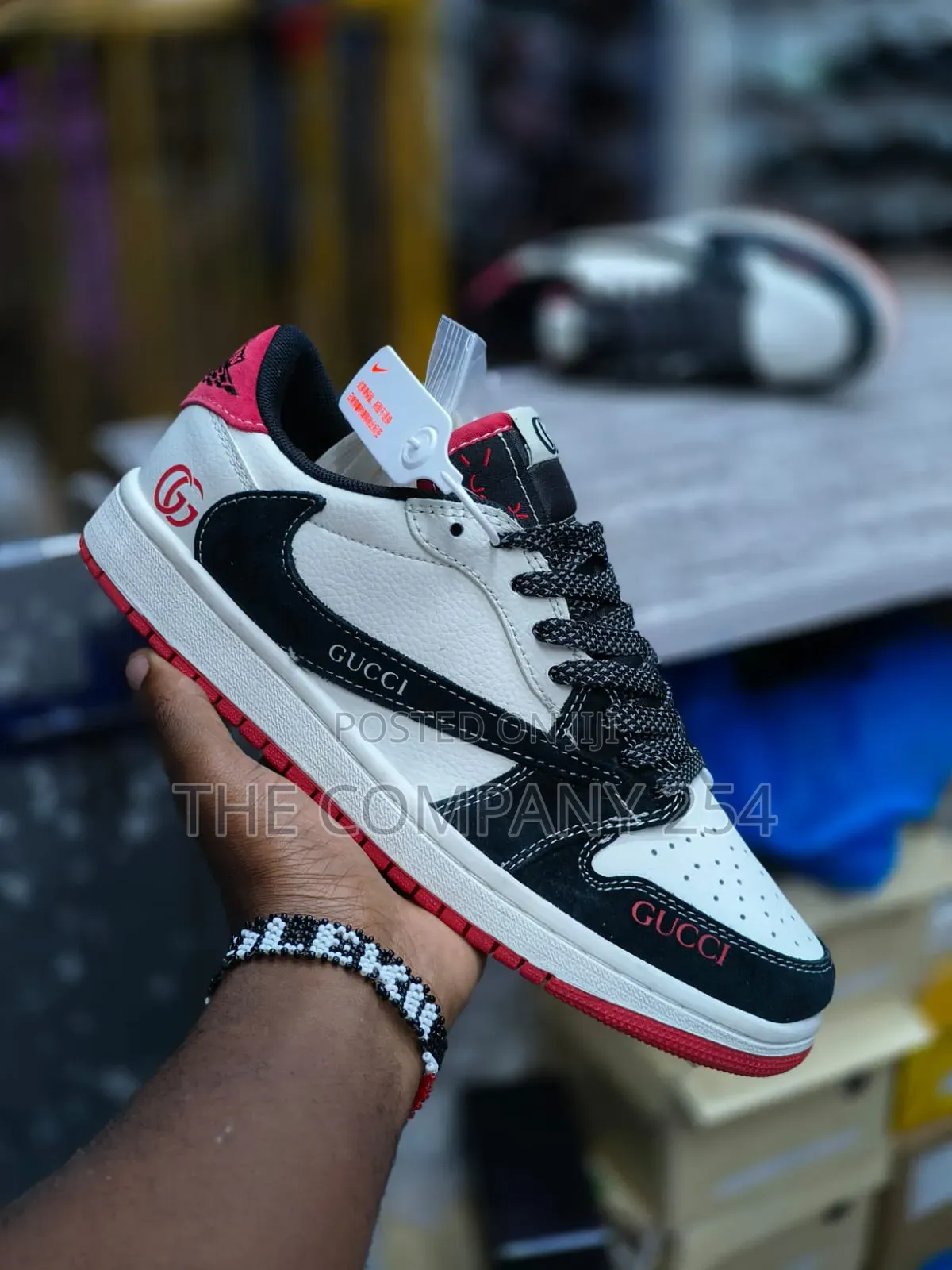 Quality Leather Men Unisex Low Cut Travi Scott Available