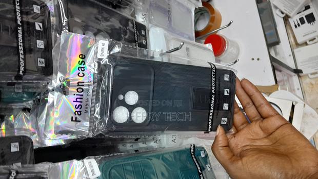 Carbo Tecno Spark 40 Back Cover Heavy Strong Soft Silicone Case - main view