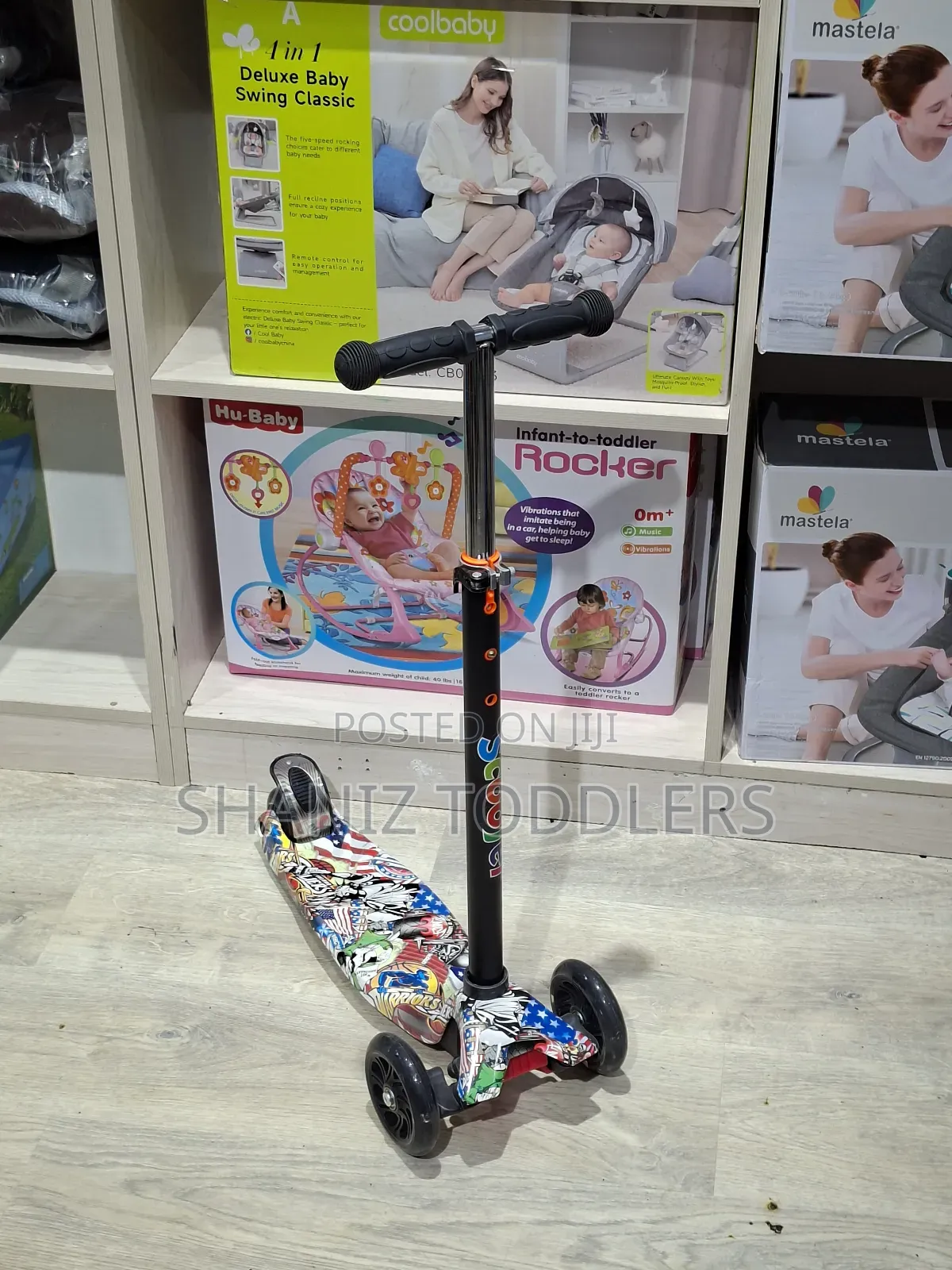 Sparkle Glide Scooter With Adjustable Handle Height