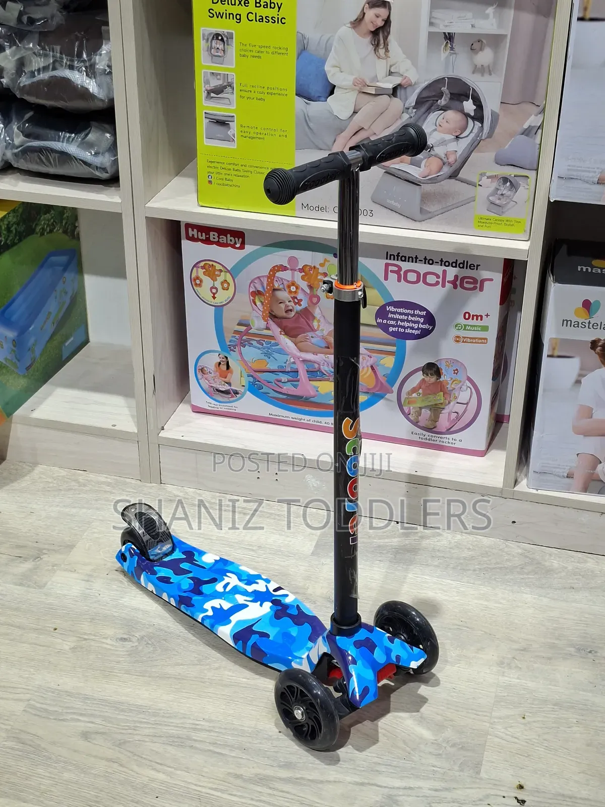 Sparkle Glide Scooter With Adjustable Handle Height