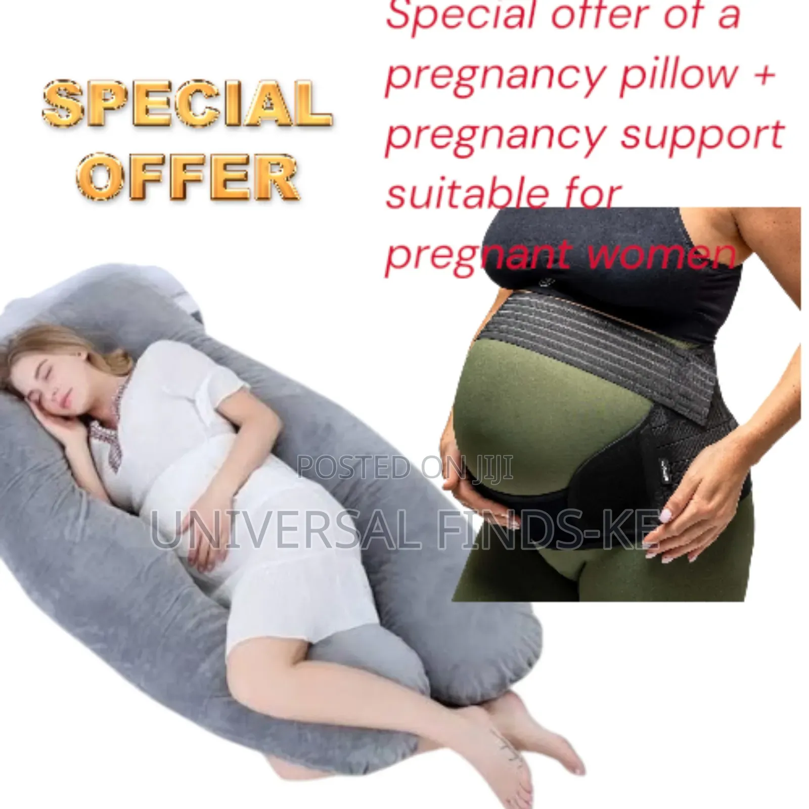 Pregnancy Pillow + Pregnancy Support