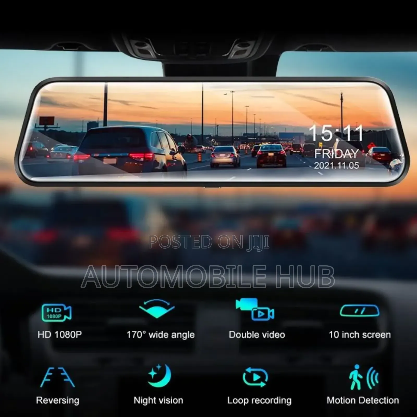 Hd Car Dashcam Starlight Night Vision Dashboard DVR Camera Recorder