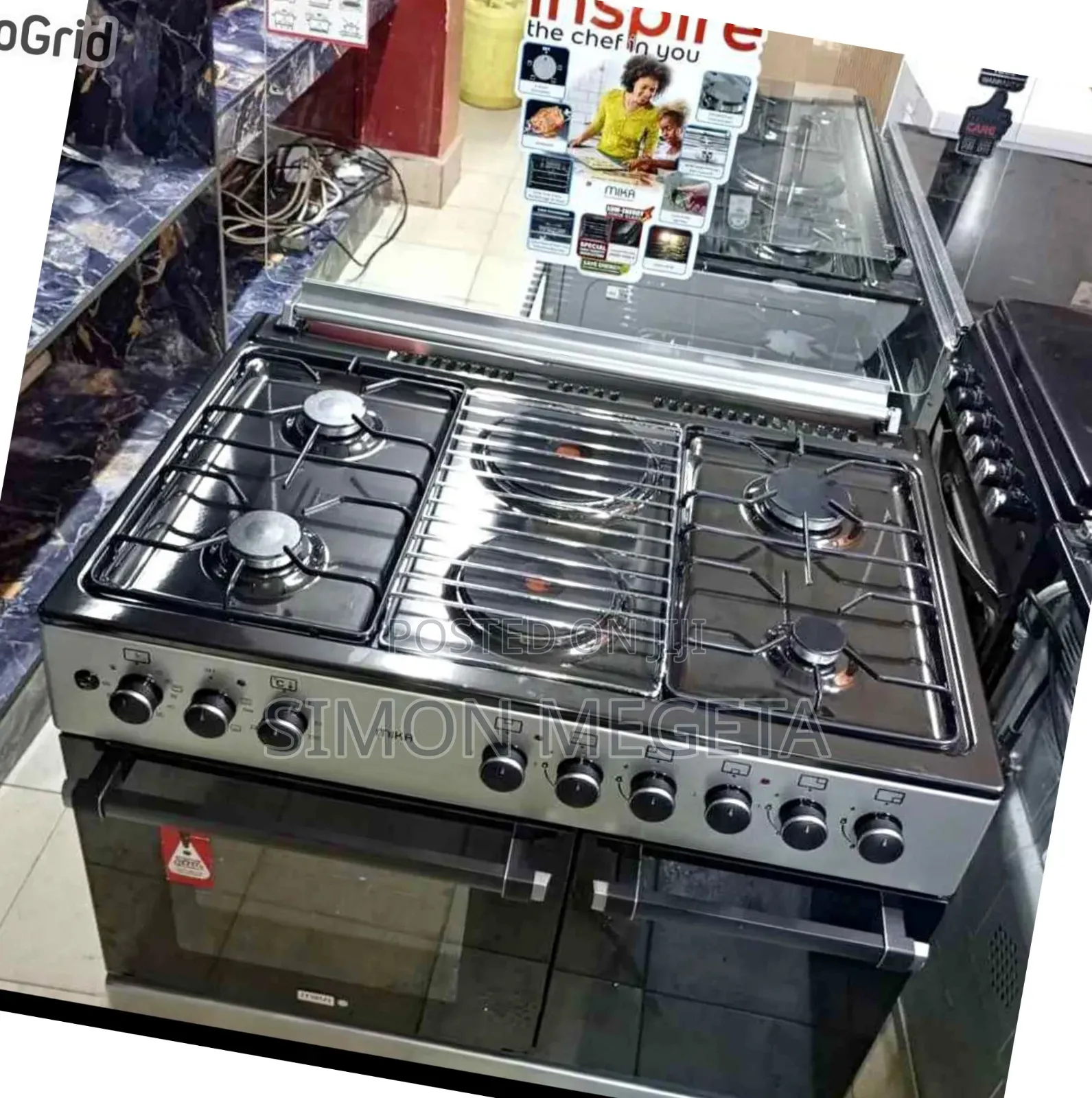 New Mika Free Standing Cooker 60 by 90 4+2 Available