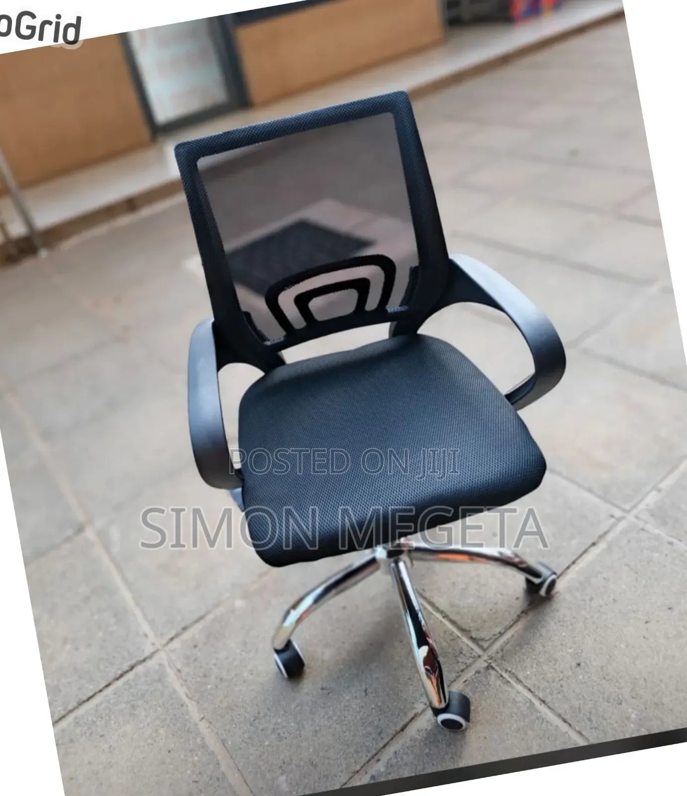 In Stock Secretarial Mesh Office Chair Lumber Support Egonomic Fabric