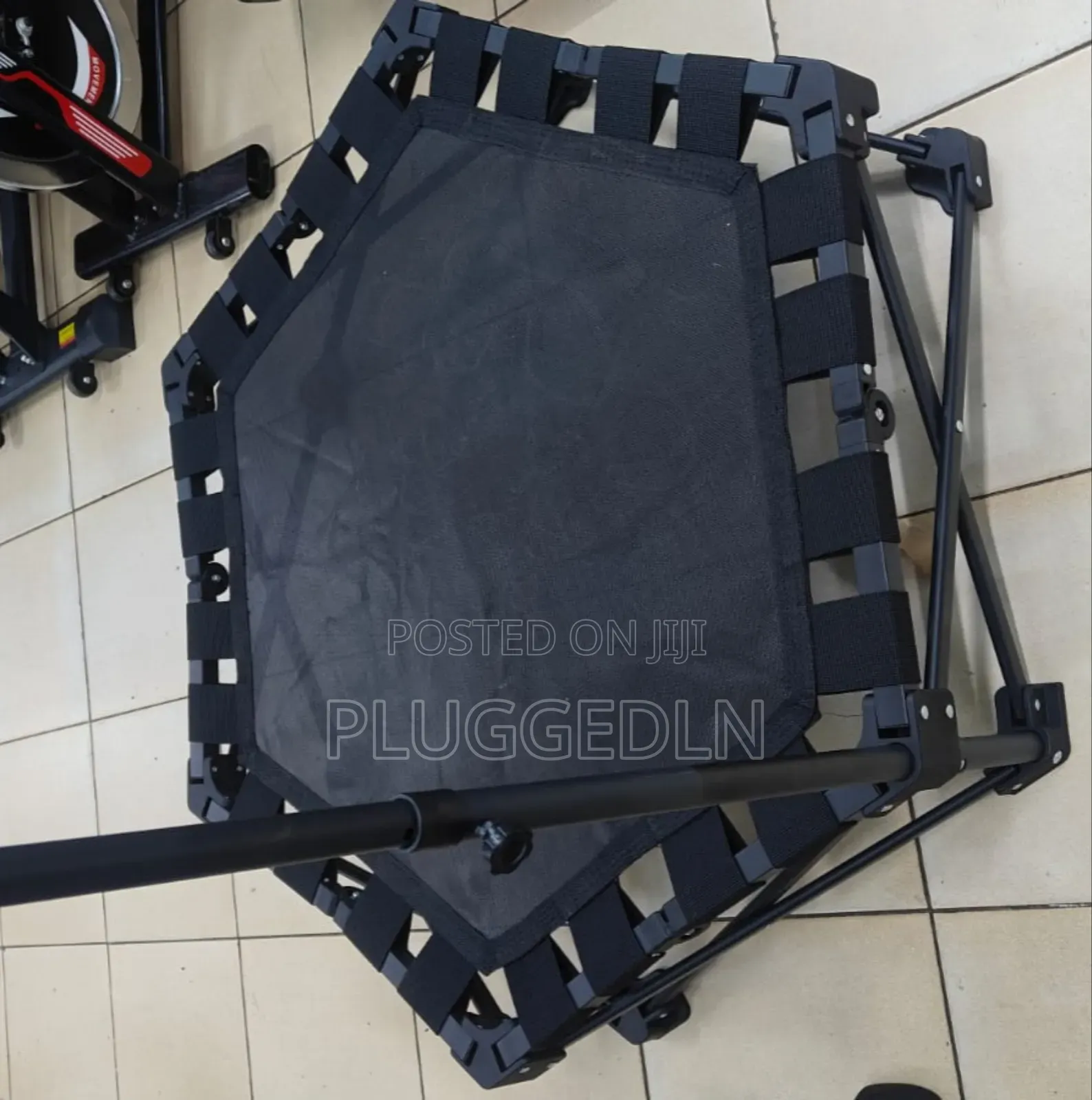 Foldable Trampoline With a Handle