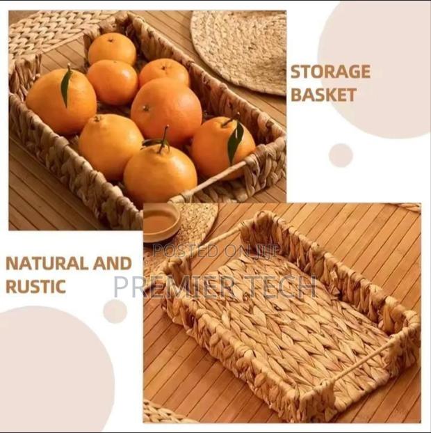 3 in 1 Handmade Rattan Deco Style and Trays - thumbnail 3