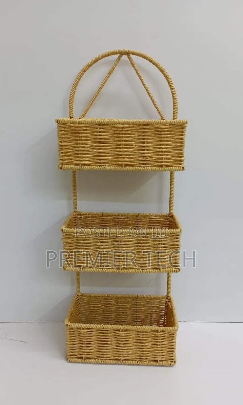 * 3 Layer Shower Caddy* *Material: Hand Woven Rattan