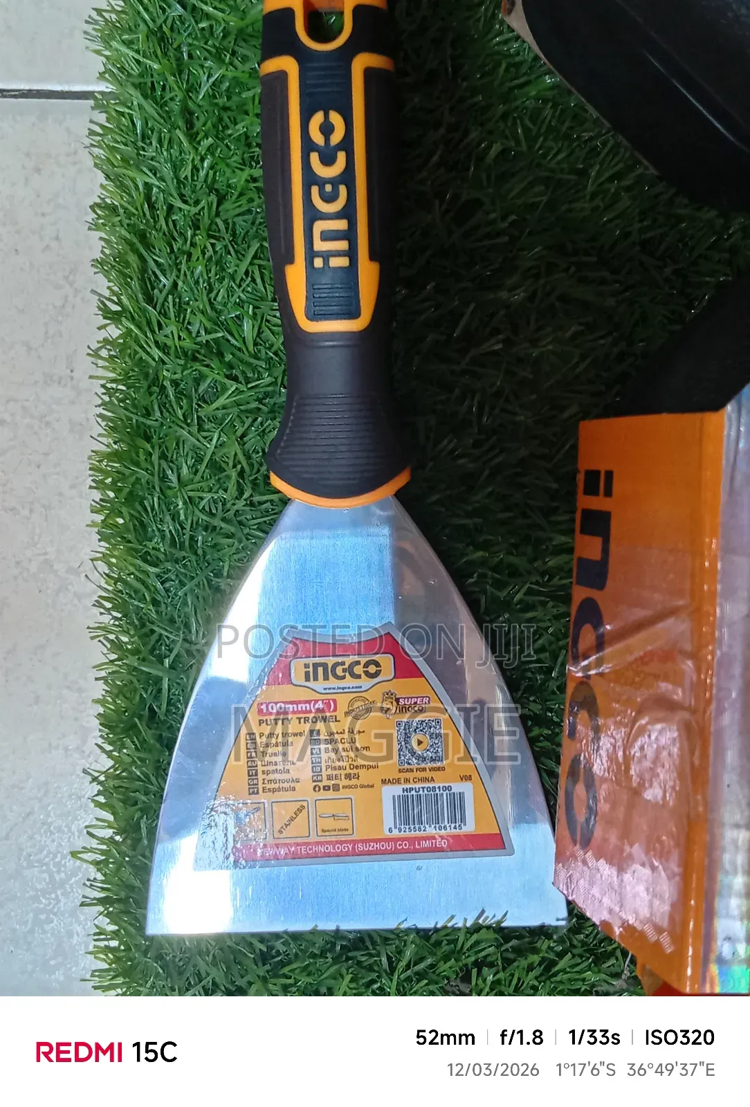 100mm(4") Putty Trowel
