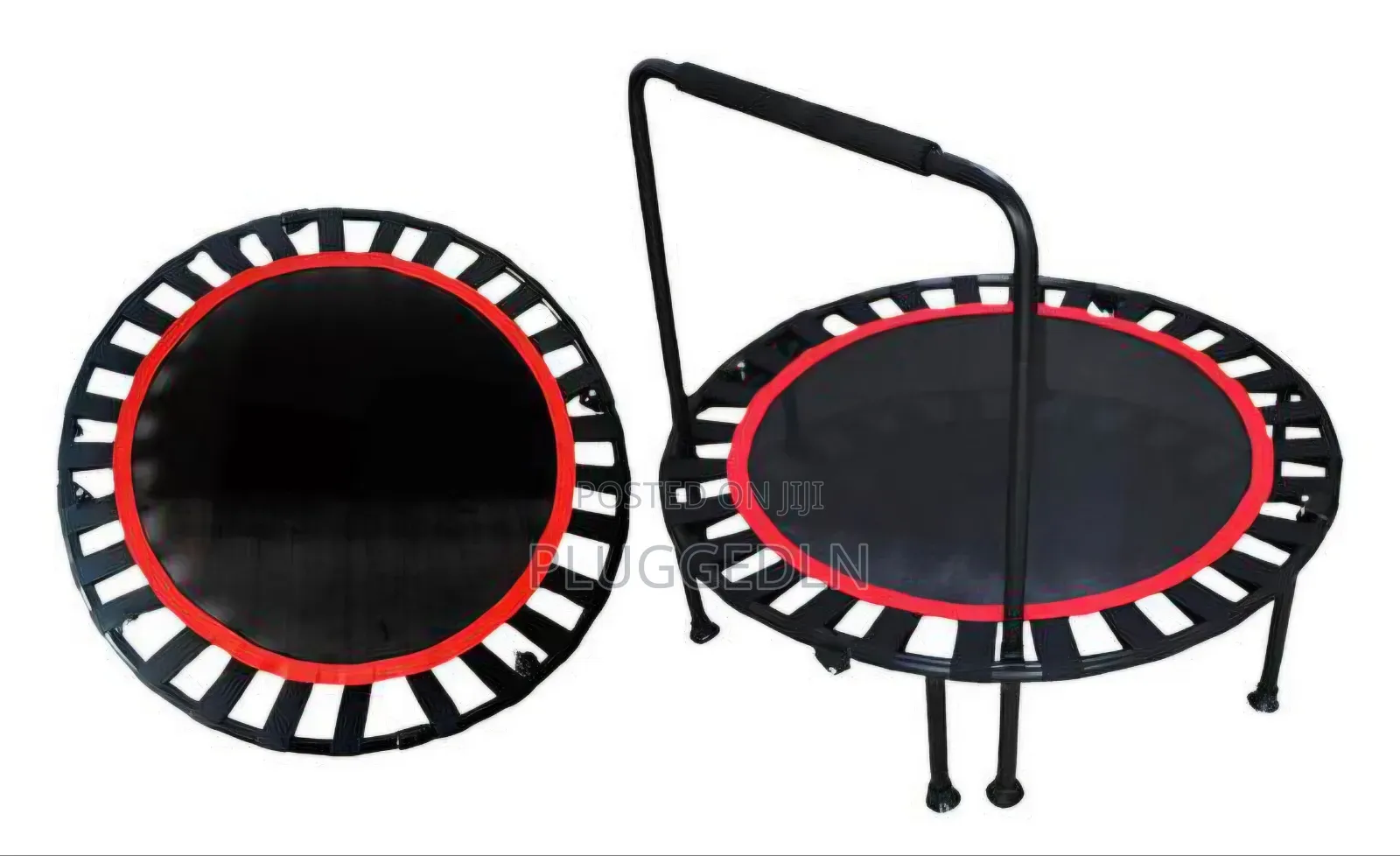 Round Trampoline With a Handle .