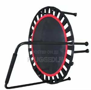 Round Trampoline With a Handle .