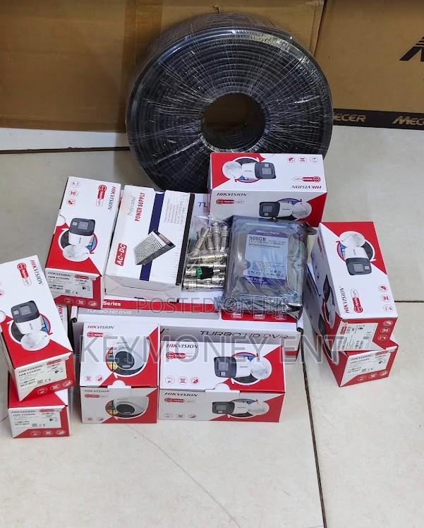 8 2mp Smart Hybrid 24/7 Colored CCTV Cameras Complete System Kit