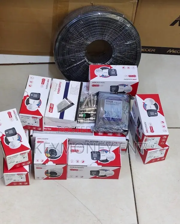8 2mp Smart Hybrid 24/7 Colored CCTV Cameras Complete System Kit