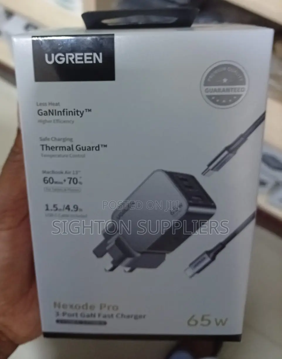 Ugreen Nexode Pro 65w 3-Port Gan Fast Charger