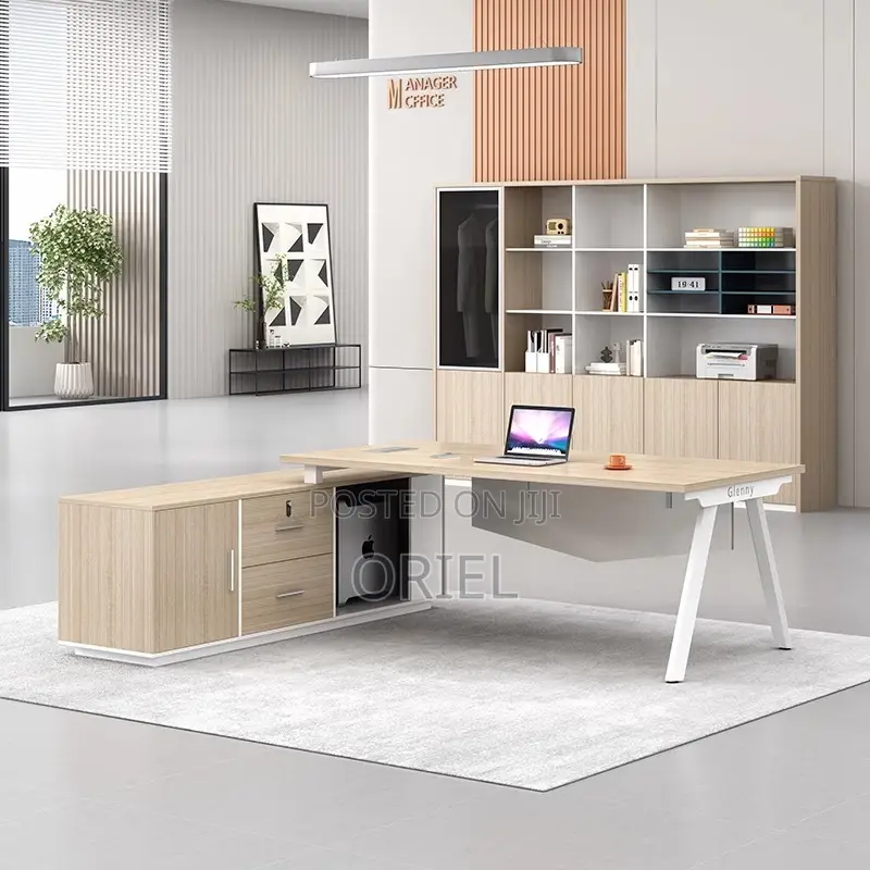 Office Desk : 1800mm Wooden Executive Office Manager Desk