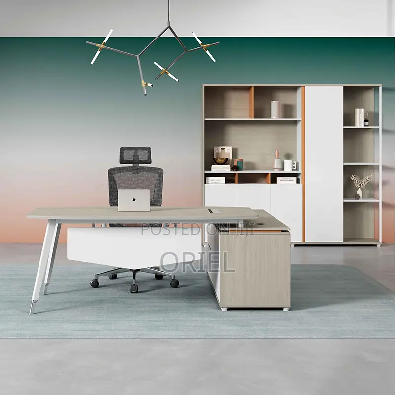 Office Desk : 1800mm Wooden Executive Office Manager Desk