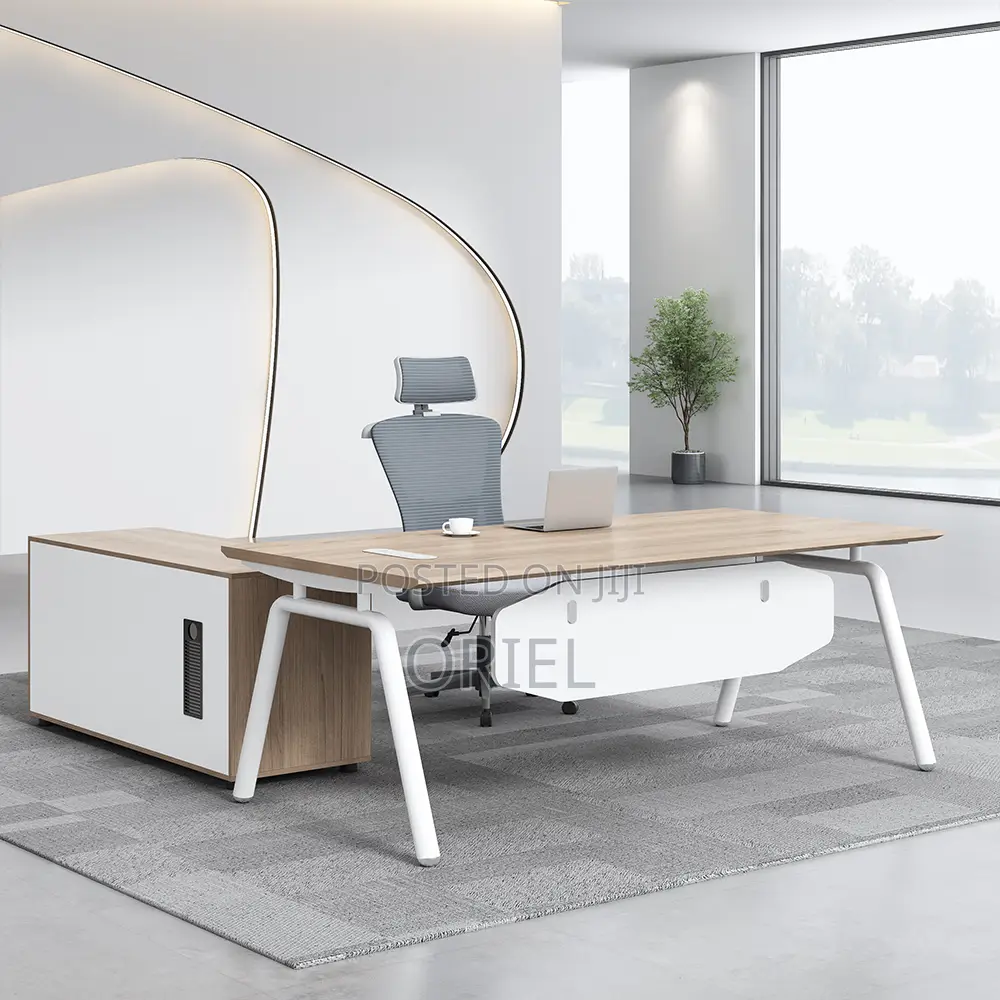 Office Desk : 1800mm Wooden Executive Office Manager Desk