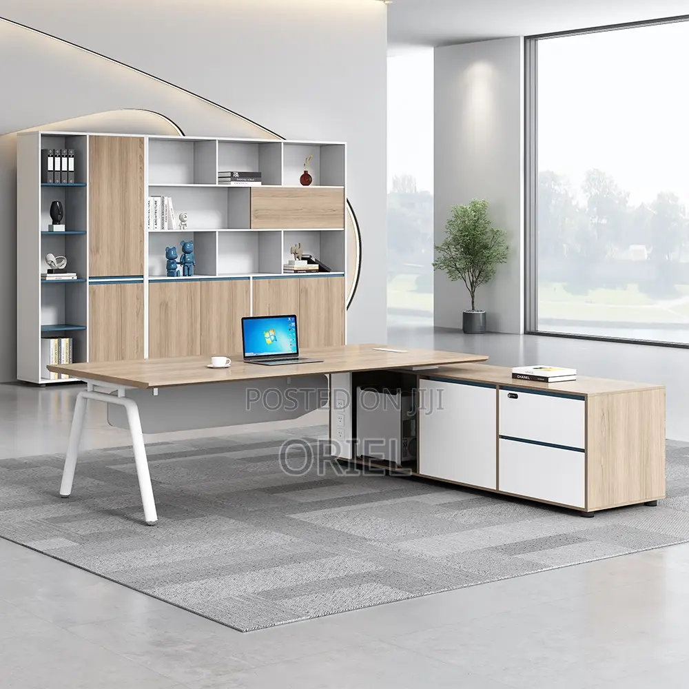 Office Desk : 1800mm Wooden Executive Office Manager Desk