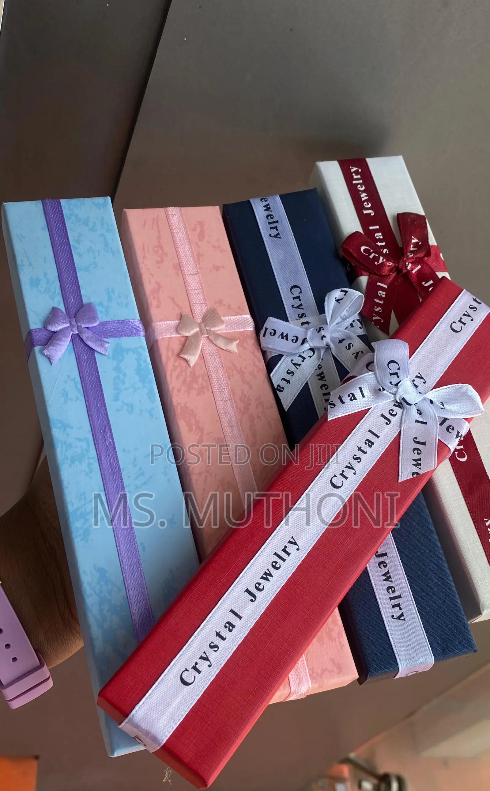 5 Pcs Jewellery Boxes Available *
