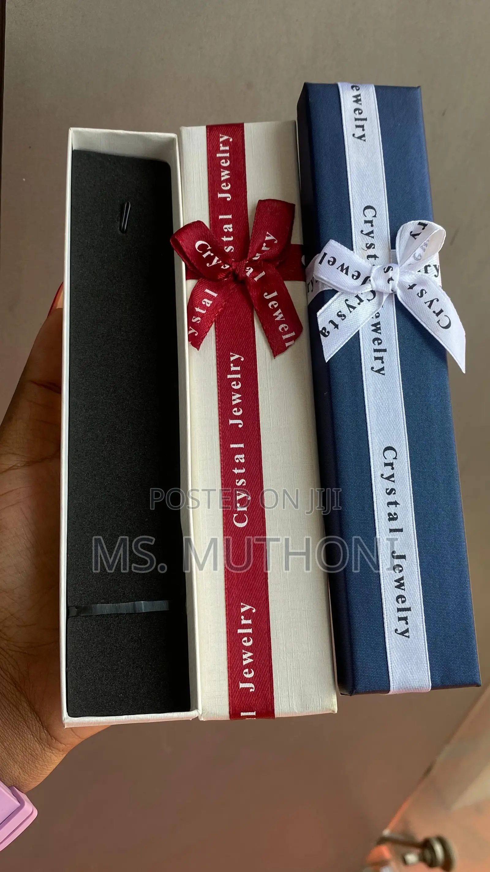 5 Pcs Jewellery Boxes Available *