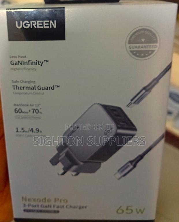 Ugreen Nexode Pro 65w 3-Port Gan Fast Charger - thumbnail 2