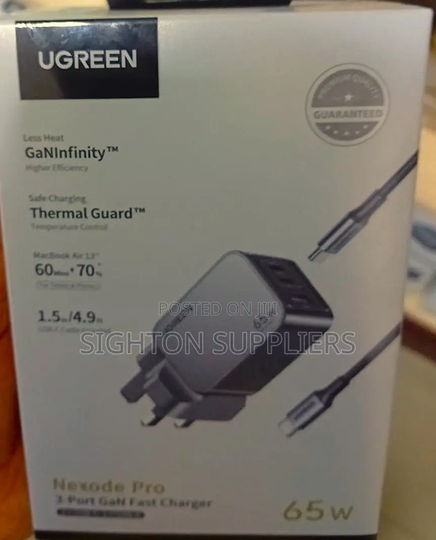 Ugreen Nexode Pro 65w 3-Port Gan Fast Charger