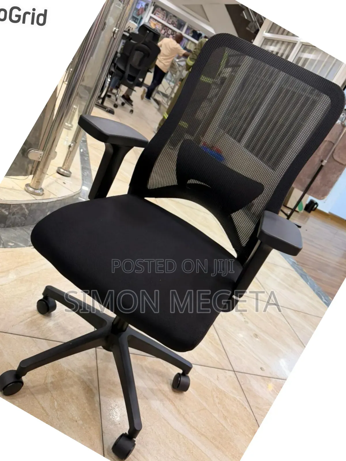 New Black Ergonomic Office Mesh Chair Available