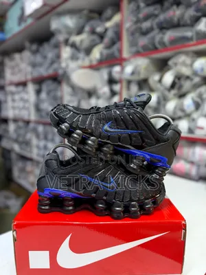 Nike Shox Black Blue