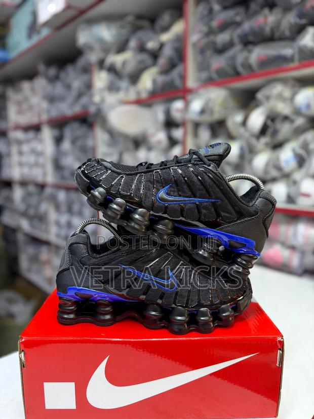 Nike Shox Black Blue