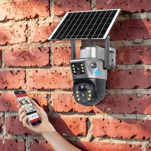 12mp 4g PTZ Rotating Dual Lens Solar Camera for Farms and Remote Areas