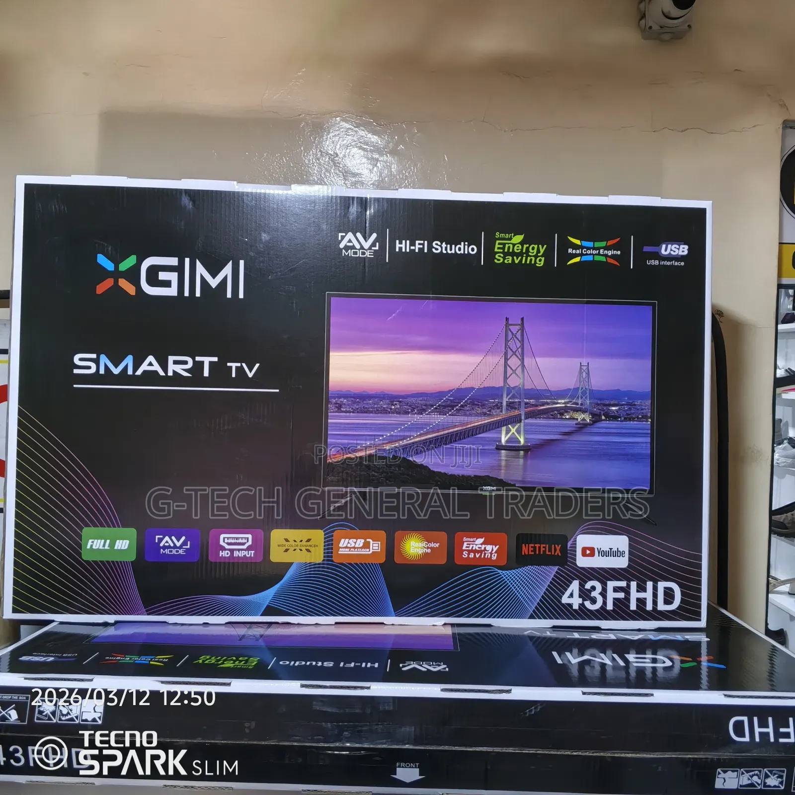 Xgimi 43inch Smart Android, Youtube, Netflix Fhd Led Tv