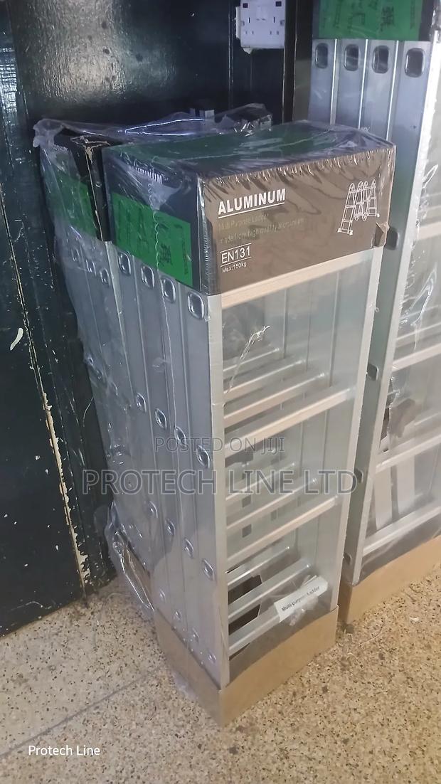 Aluminium Folding Multipurpose Ladder 4×4 - thumbnail 3