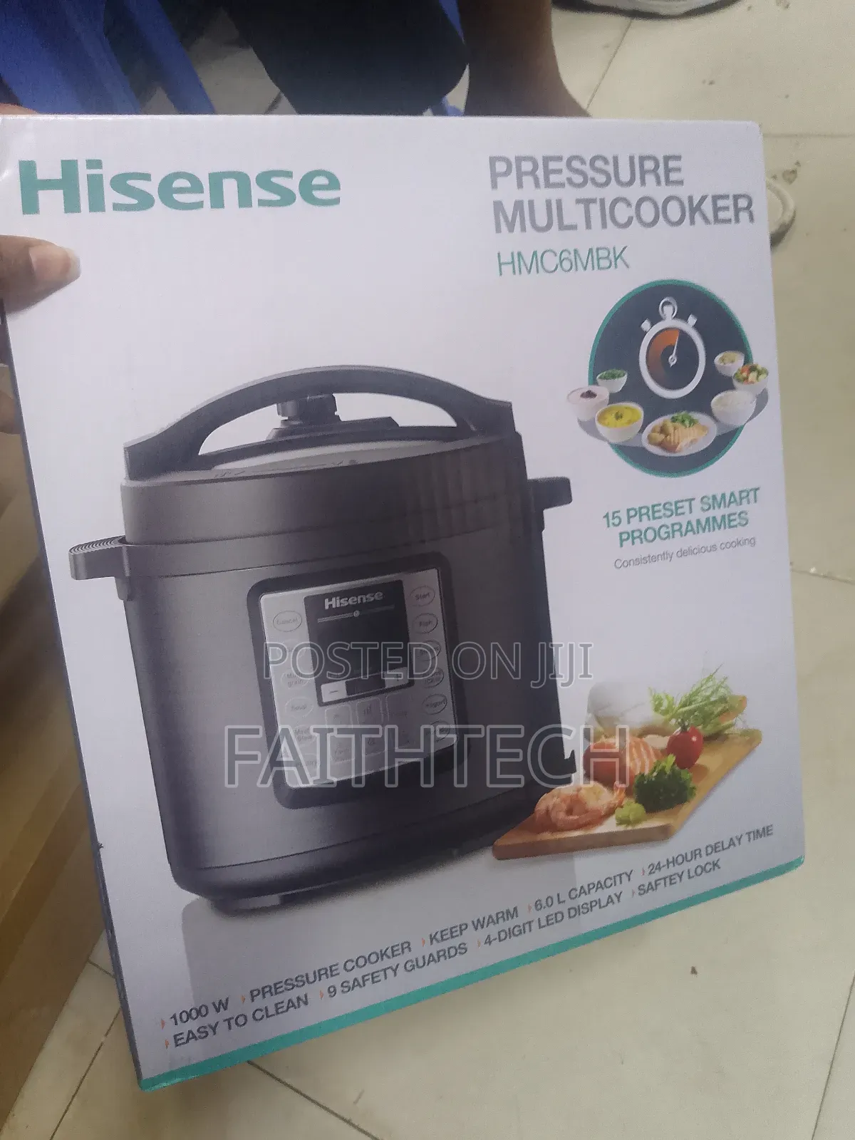 Hisense Pressure Cooker 6 Liters 6-in-1 Multi Cooker