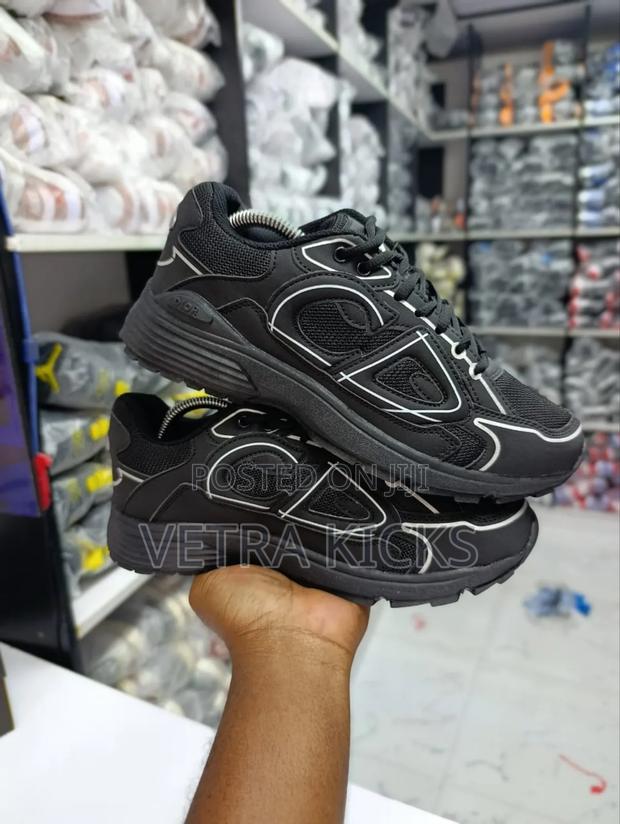 Dior Cd Sneakers Black - main view