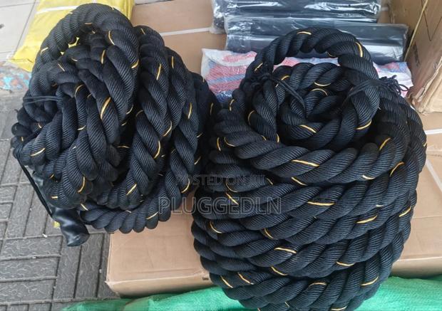 *Battle Rope
38mm Thickness
15m Length
12kgs Weight