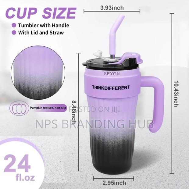 860ml Insulated Tumbler With Handle Hbc - thumbnail 4