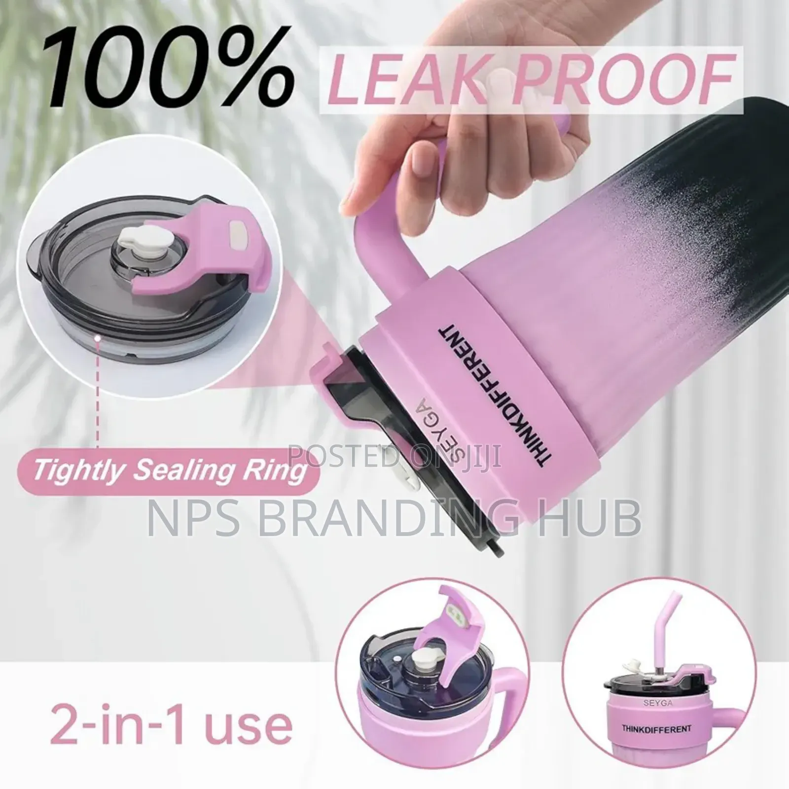 860ml Insulated Tumbler With Handle Hbc