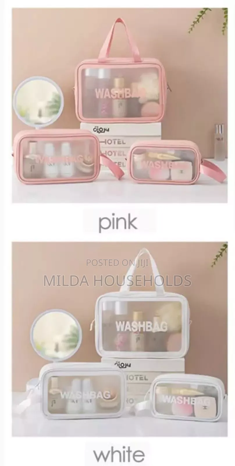 3 Piece Wash Bag