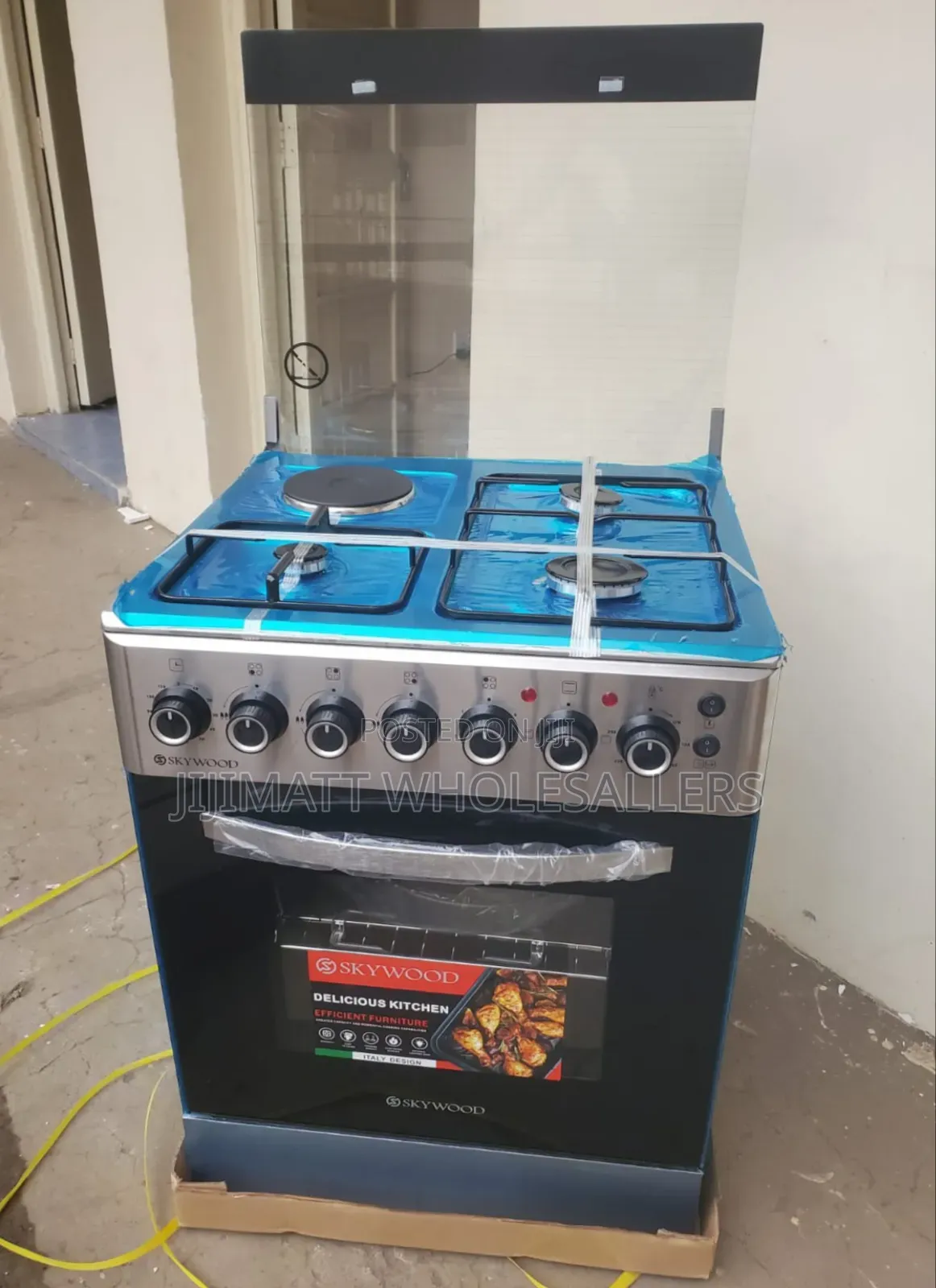 50*55 Skywood 3+1 Standing Cooker With Electric Oven,Auto Ignition