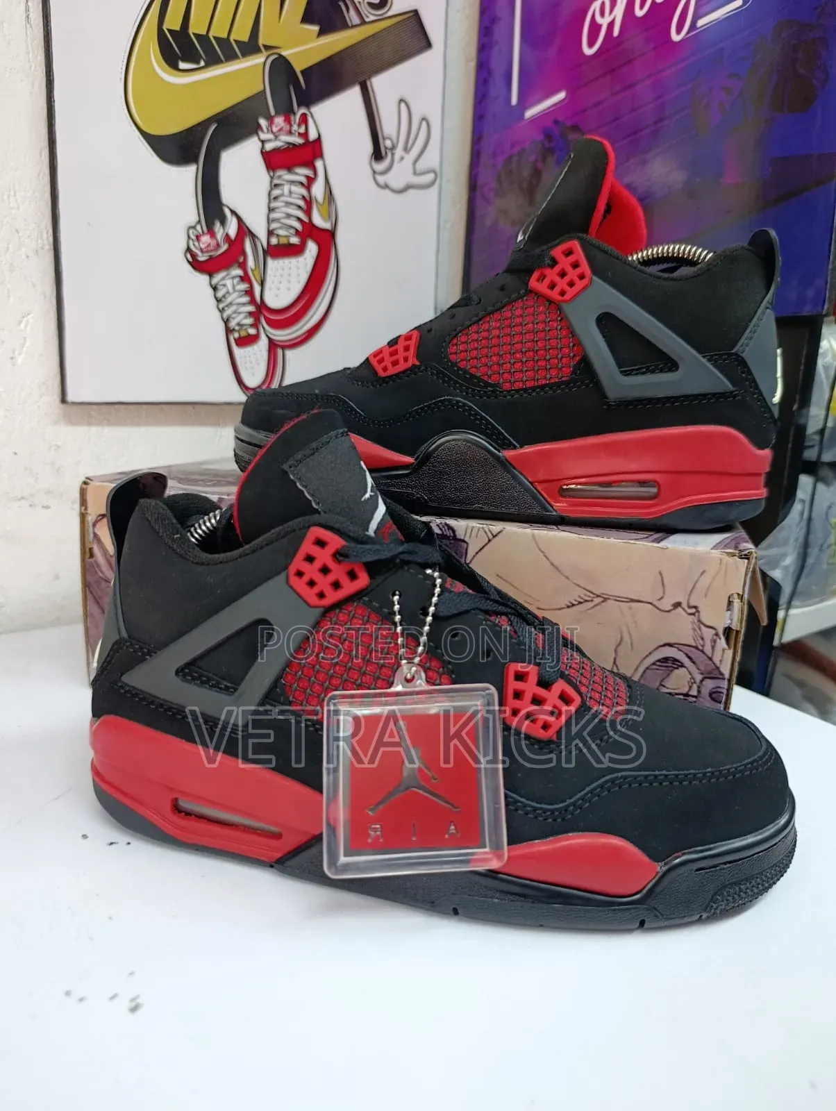 Jordan 4 Retro Red Thunder