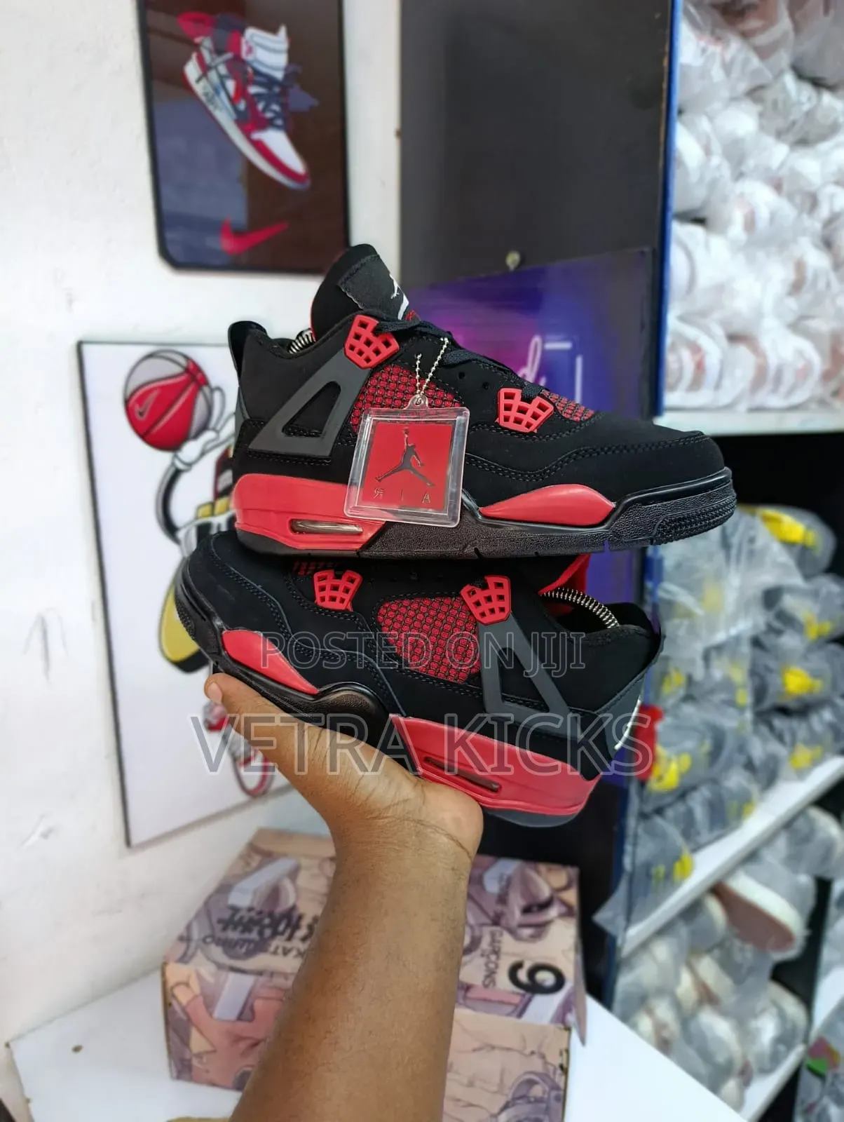 Jordan 4 Retro Red Thunder