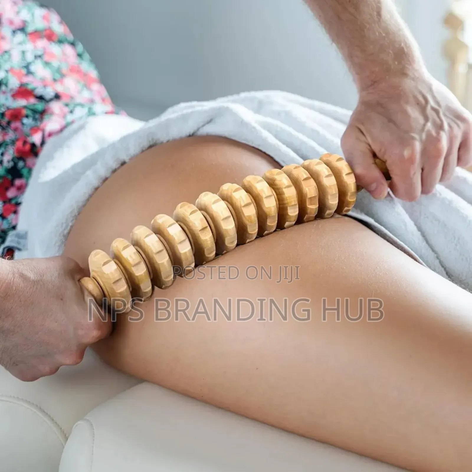 Curved Wood Massage Roller Hbc