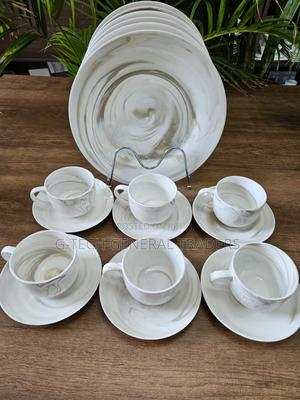 18 Pieces Ceramic Dinner Set Plate With Coffee Cup - thumbnail 2