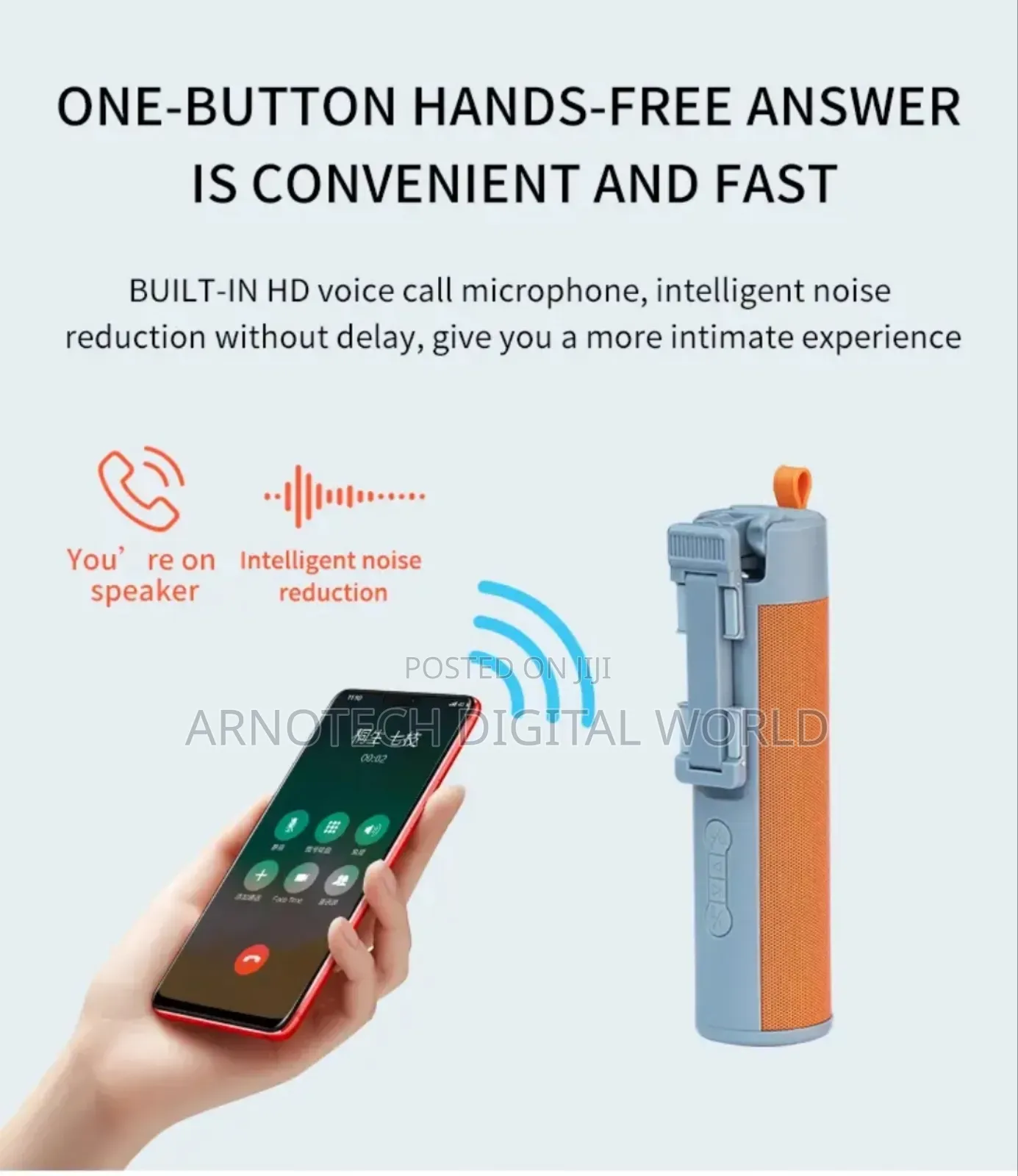 Multi-Function Bluetooth Speaker+ Power Bank+ Selfiestick
