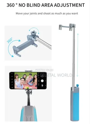 Multi-Function Bluetooth Speaker+ Power Bank+ Selfiestick