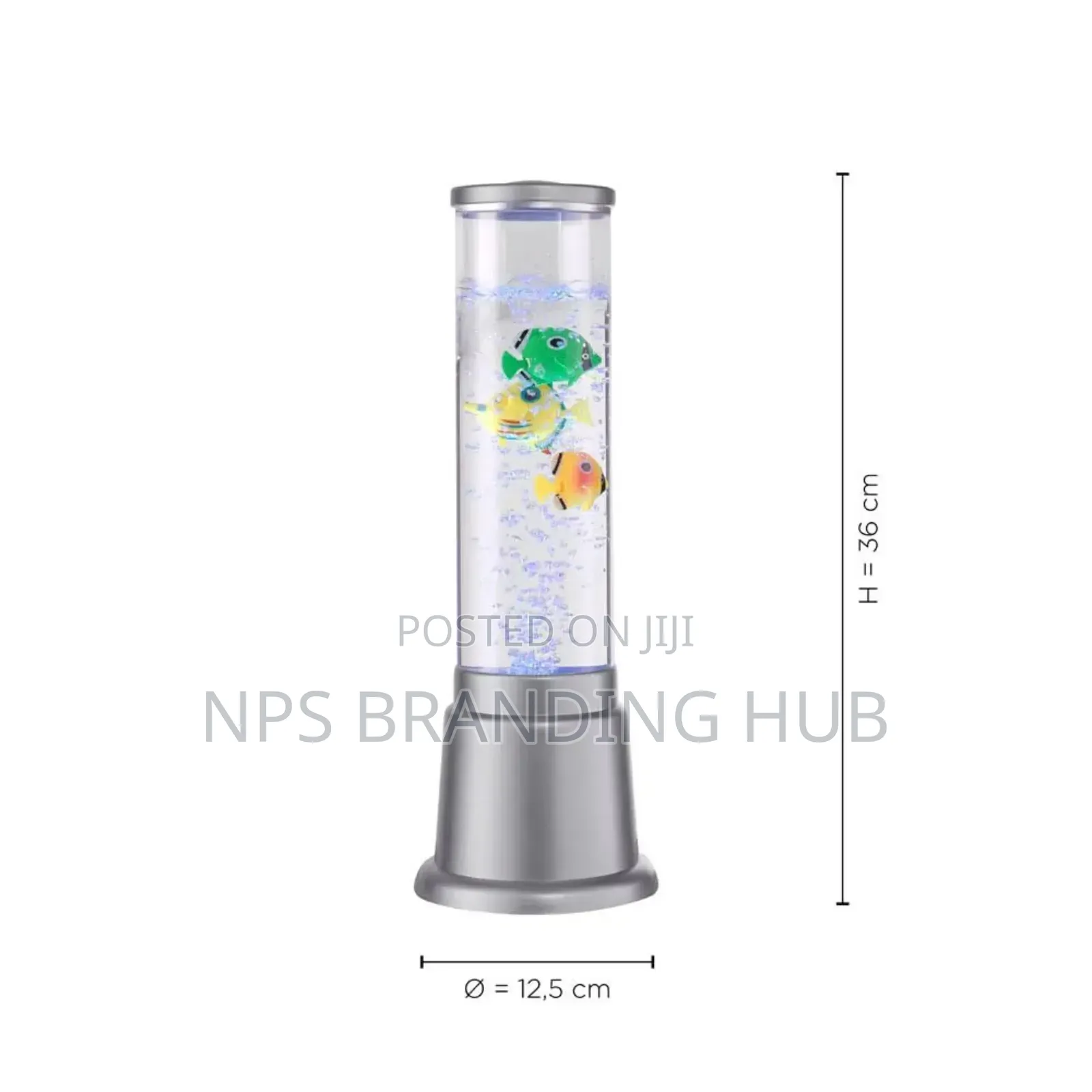 *Led Water Bubble Aquarium Column 38cm Bubble Fish Tank HBC